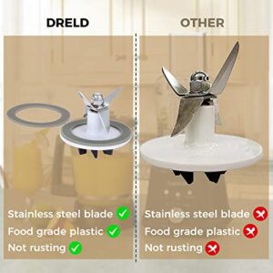 SPB-456-2 Blender Cutting with 2 Rubber Sealing Gasket, Replacement for Cuisinart Blenders Models BFP703 BFP-703 BFP703B BFP-703CH SPB7 SPB-7BK CB8 CB9 BFP-703