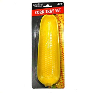 corn on the cob tray sets 9.5”l x 3”w x 1.3”h 4/set