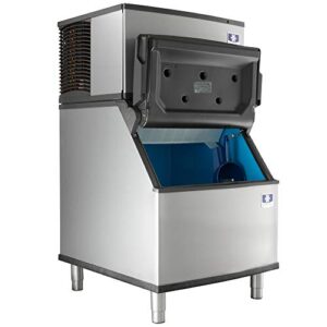 manitowoc idt0450a ice cube machine, dice, air cooled w/ d400 storage bin, 30", 450 lbs/day, 115v/60hz