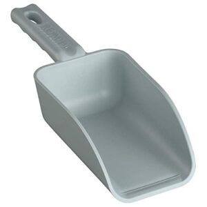 remco 640088 color-coded plastic hand scoop - bpa-free, food-safe scooper, commercial grade utensils, restaurant and food service supplies, large 32 ounce size, gray