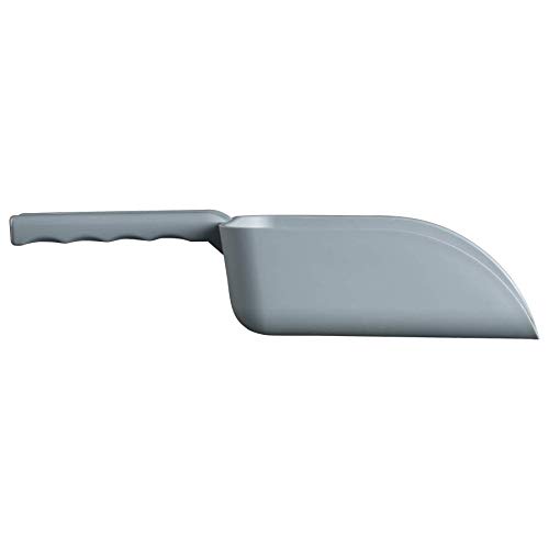 Remco 640088 Color-Coded Plastic Hand Scoop - BPA-Free, Food-Safe Scooper, Commercial Grade Utensils, Restaurant and Food Service Supplies, Large 32 Ounce Size, Gray