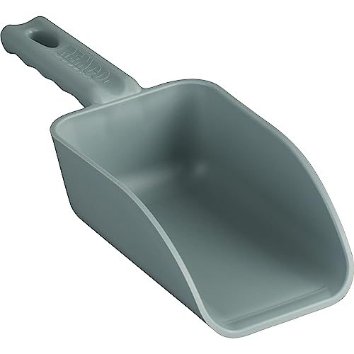 Vikan Remco 630088 Color-Coded Plastic Hand Scoop - BPA-Free Food-Safe Kitchen Utensils, Restaurant and Food Service Supplies, 16 oz, Gray