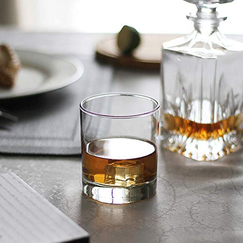 KGnB Whiskey Glasses,Set of 2,11 oz,Premium Scotch Glasses,Bourbon Glasses for Cocktails,Rock Style Old Fashioned Drinking Glassware,Perfect for Father's Day,Party,Bars,Gift, Restaurants and Home