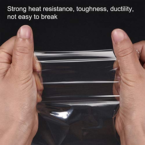 uxcell Shrink Wrap Bags, 9 x 5 inch 200pcs Shrinkable Wrapping Packaging Bags Transparent Industrial Packaging Sealer Bags