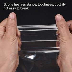 uxcell Shrink Wrap Bags, 10 x 6 inch 200pcs Shrinkable Wrapping Packaging Bags Transparent Industrial Packaging Sealer Bags