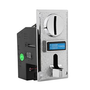 Multi Coin Acceptor, 6 Kinds of Different Coins Selector Acceptor, High Accuracy, Anti-Phishing, Anti-Mixed Coin, for Vending Machines, Game Machine, etc