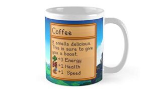 stardew valley standard coffee/ tea mug - 11 oz premium quality printed coffee mug - unique gifting ideas for friend/coworker/loved ones(one size)
