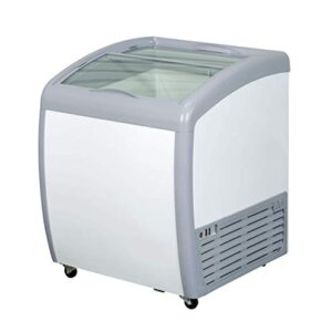 Ancaster Food Equipment 160L Capacity Glass Top Ice Cream Freezer