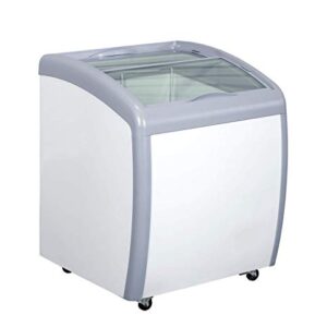 Ancaster Food Equipment 160L Capacity Glass Top Ice Cream Freezer