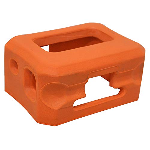 Floating Case for Gopro Hero 7 with Screw Ultra-Buoyant Floaty for Go Pro Hero 6/5 & 2018 Water Sports Swimming Diving - Orange