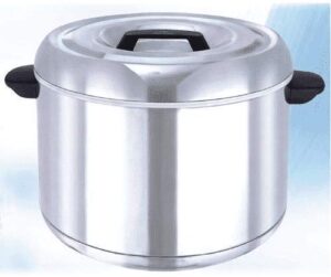 16.2l(12.1lbs) stainless steel body thermal food holder keep cooked sushi rice warm for up to 6 hours.tfw-6000