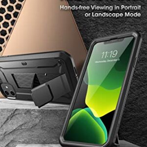 SUPCASE Unicorn Beetle Pro Series Case Designed for iPhone 11 6.1 Inch (2019 Release), Built-In Screen Protector Full-Body Rugged Holster Case (Black)