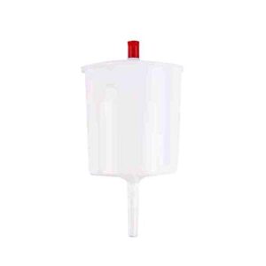 communion cup filler - no drip dispenser - one handed button release - stainless steel stem - 8 oz