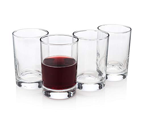 HISTORY COMPANY “Bàcaro di Veneto” Rustic Italian Stemless Wine Glass 4-Piece Set (Gift Box Collection)