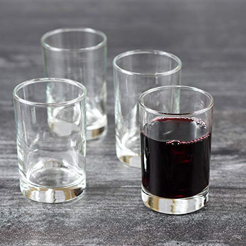 HISTORY COMPANY “Bàcaro di Veneto” Rustic Italian Stemless Wine Glass 4-Piece Set (Gift Box Collection)