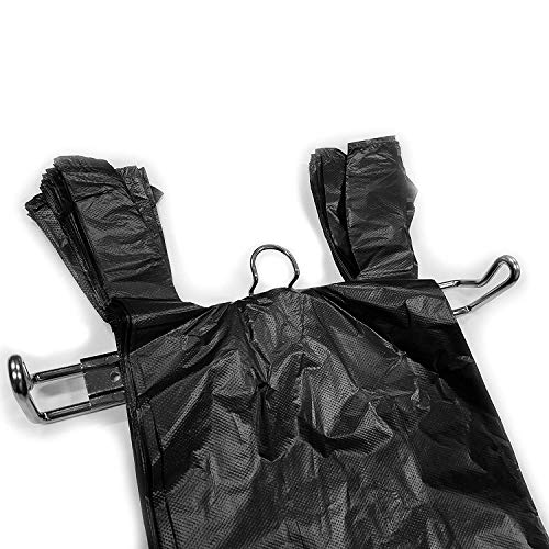 Wall Mount Plastic Grocery Bag Holder/Dispenser - T-Shirt Bag Rack - Includes Screws, 2 Pack