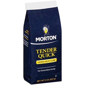 morton curing salt, tender quick home meat cure - pack of 2