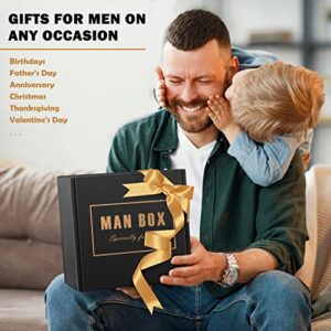 Birthday Gifts for Men, Premium Tumbler Gifts Basket For Men, Unique Dad Gift Ideas from Daughter Wife, Valentines Gifts, Christmas Gifts for Men Him Husband - Gifts for Men Who Have Everything