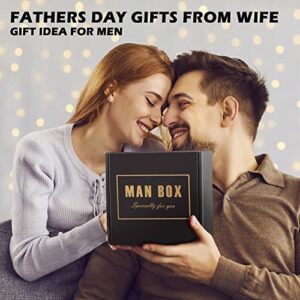 Birthday Gifts for Men, Premium Tumbler Gifts Basket For Men, Unique Dad Gift Ideas from Daughter Wife, Valentines Gifts, Christmas Gifts for Men Him Husband - Gifts for Men Who Have Everything