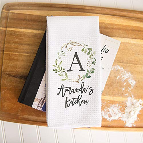 Custom Waffle Weave Dish Towel | Personalized Kitchen Towel | Housewarming Gift | Wedding Gift | Personalized Dish Towel | Housewarming Gift