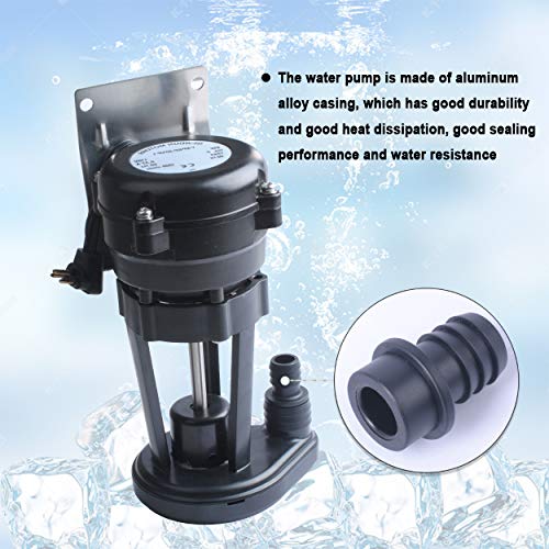 7623063 Water Pump Compatible with Manitowoc Ice Machine,Fit for Q, J, and B Series,Ice Maker Part 76-2306-3 110V-115V 6W 60Hz