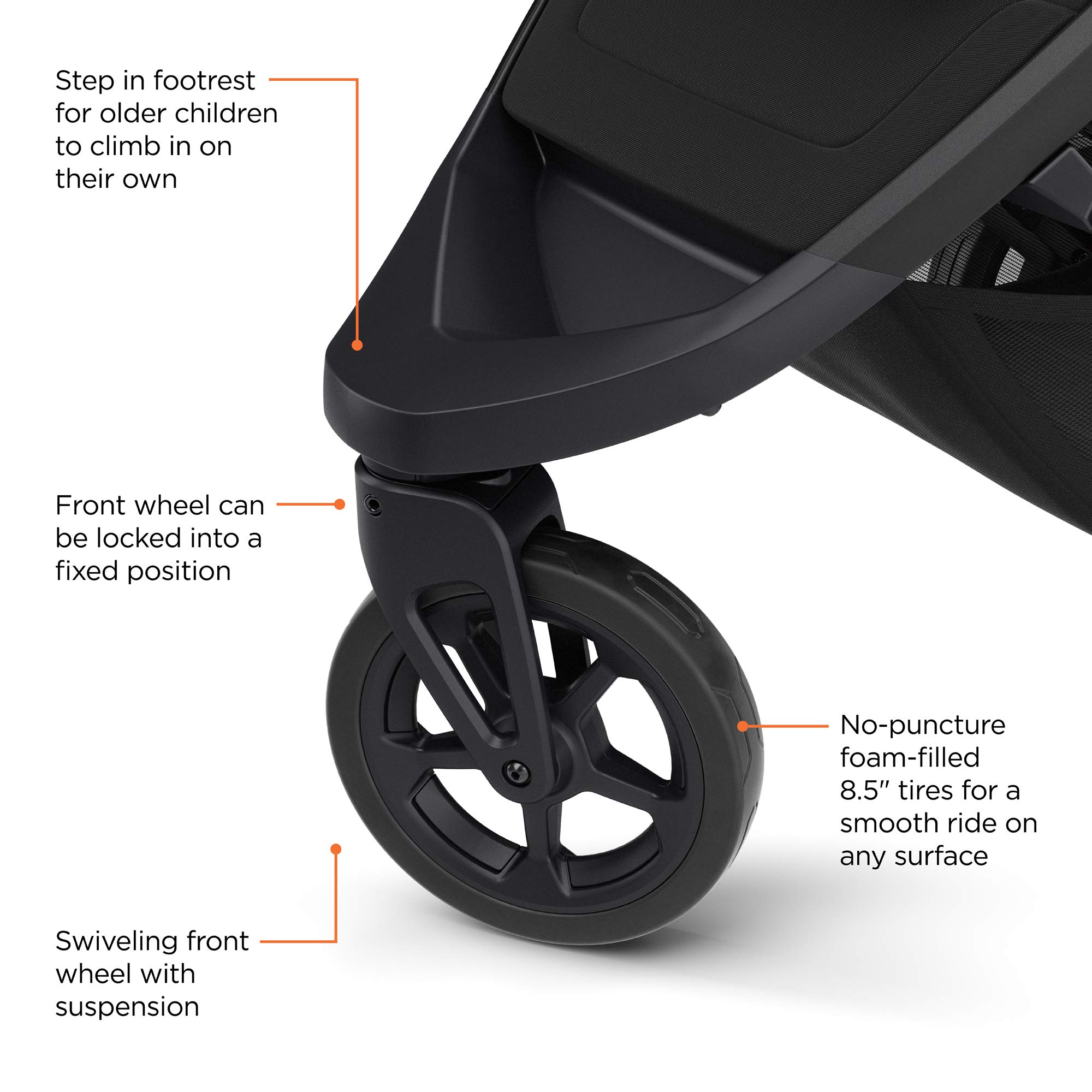 Thule Spring Stroller, Grey Melange