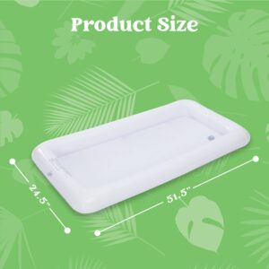 JOYIN Inflatable Serving Bars with Drain Plug (3 Sets), Inflatable Cooler Ice Buffet Salad Serving Trays for Indoor Outdoor Summer Beach Luau Party, Picnic, and Pool Party