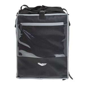 Vollrath VTB500 Insulated Tower Bag (Includes: Backpack Straps, Headrest Strap, Heating Pad), Nylon, Black - 18" x 17" x 22"