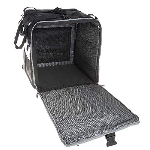 Vollrath VTB500 Insulated Tower Bag (Includes: Backpack Straps, Headrest Strap, Heating Pad), Nylon, Black - 18" x 17" x 22"