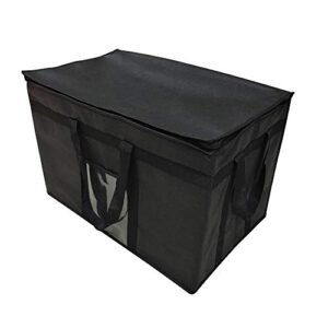 xxx-large insulated collapsible cooler bags with zipper closure,reusable grocery shopping bags keep food hot or cold