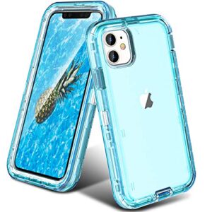 oribox case compatible with iphone 11 , heavy duty shockproof anti-fall clear case