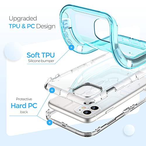 ORIbox Case Compatible with iPhone 11 , Heavy Duty Shockproof Anti-Fall Clear case