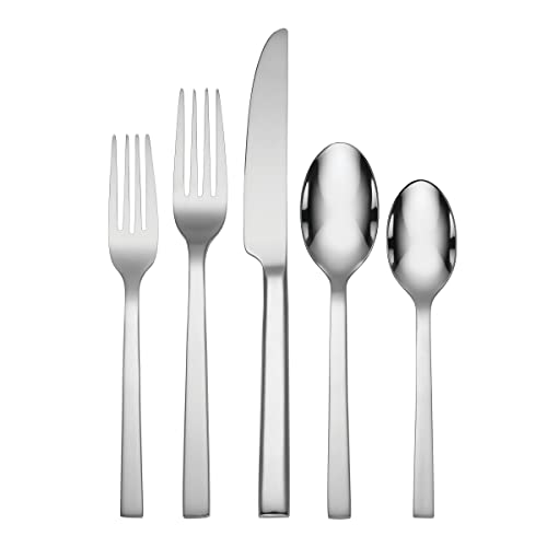 Oneida Chef's Table 20 Piece Everyday Flatware, Service for 4, 18/0 Stainless Steel, Silverware Set