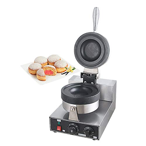 Kolice Commercial Gelato Panini Press Machine, Donut Ice Cream Dessert Italy Ice Cream Sandwich Press Machine, Commercial Krapfen Warmer, Gelato Panini Press