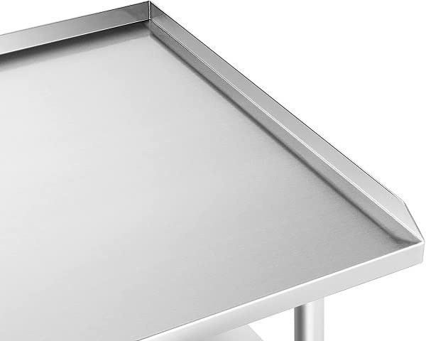 AmGood 24" x 48" Stainless Steel Equipment Stand | Height: 24" | Commercial Heavy Duty Grill Table