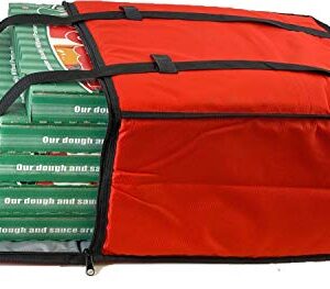 Pizza Delivery Bag, Insulated Reusable Grocery Bag | Ideal for Uber Eats, Instacart, Doordash, Grubhub, Postmates, Restaurant, Catering, Grocery Transport (1)