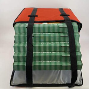 Pizza Delivery Bag, Insulated Reusable Grocery Bag | Ideal for Uber Eats, Instacart, Doordash, Grubhub, Postmates, Restaurant, Catering, Grocery Transport (1)