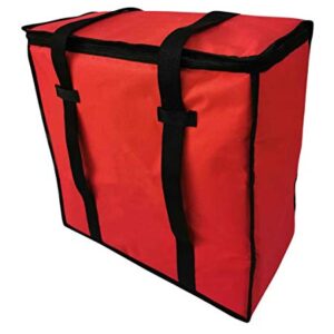 Pizza Delivery Bag, Insulated Reusable Grocery Bag | Ideal for Uber Eats, Instacart, Doordash, Grubhub, Postmates, Restaurant, Catering, Grocery Transport (1)