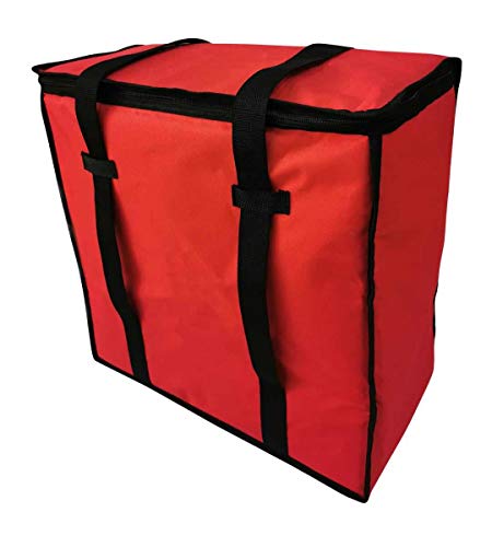Pizza Delivery Bag, Insulated Reusable Grocery Bag | Ideal for Uber Eats, Instacart, Doordash, Grubhub, Postmates, Restaurant, Catering, Grocery Transport (1)