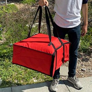 Pizza Delivery Bag, Insulated Reusable Grocery Bag | Ideal for Uber Eats, Instacart, Doordash, Grubhub, Postmates, Restaurant, Catering, Grocery Transport (1)