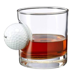 benshot golf ball rocks glass - 11oz | made in the usa