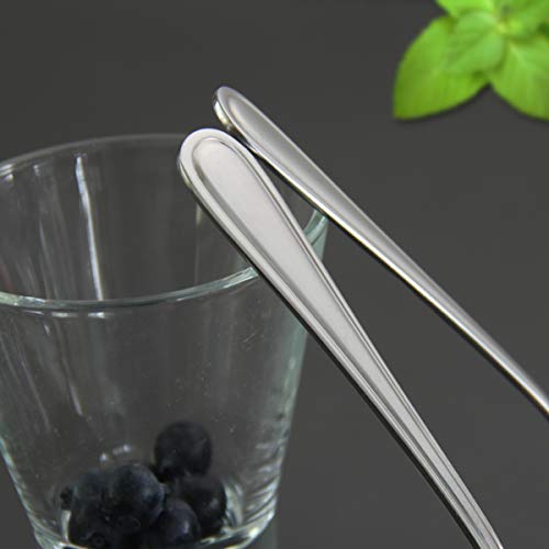 HISSF Teaspoons Stainless Steel 18/0 Tea Spoons 6 Pcs, 6.29 Inches For Home, Kitchen Restaurant, Slilver