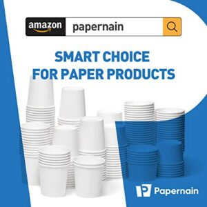 [46 oz, 50-Count, Blue Pop] Papernain Paper Popcorn Boxes, Disposable Buckets