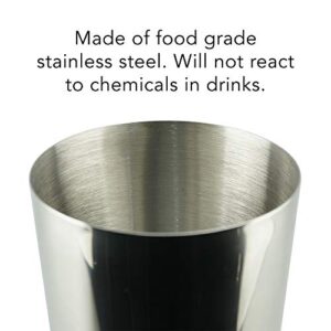 PG Boston Cocktail Kit - 2PC Premium Stainless Steel Shaker Set - 30oz Gloss Finish ​2-Piece Shaker - Bartender Kit