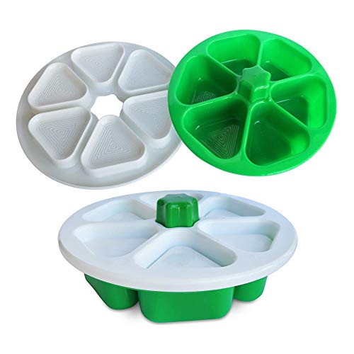 6 in 1 Onigiri Mold Triangle Sushi Mold, Sushi Mold Case DIY Onigiri Maker, Able to Make up to 6 Triangular Sushi at The Same Time Quickly And Easily