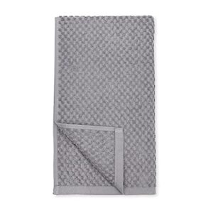 Amazon Basics 100% Cotton Terry Kitchen Dish Towels, Popcorn Texture, 4-Pack, Grey, 28" x 16" x 0.1"