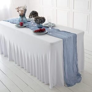 White Table cloth for Rectangle table 6ft Table Cover for 6 foot tables White Table Cover 6ft Spandex Table Covers 6ft Table Skirts for Rectangle Table 6ft White Tablecloth for Rectangle Tables