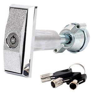 kikeep universal replacement t-handle vending machine lock with keys (long)