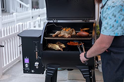 24 in. WIFI SmokePro SG Pellet Grill & Smoker - WIFI & Bluetooth Connectivity (Bronze)