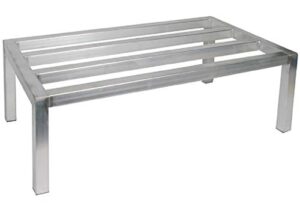 regal altair aluminum dunnage rack 48" x 20" | 8" off the floor | 1200 lbs capacity